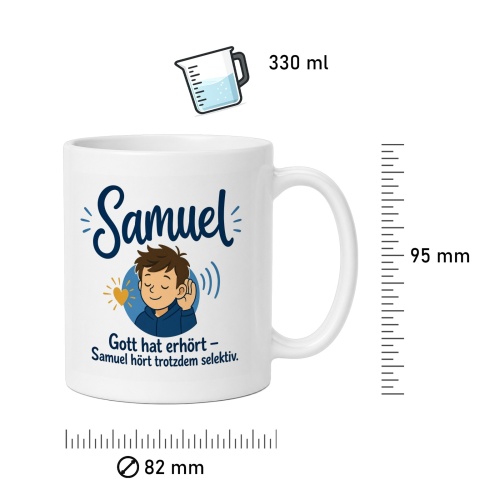 Tasse »Samuel – Gott hat erhört«