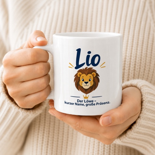 Tasse »Lio – Der Löwe, große Präsenz«
