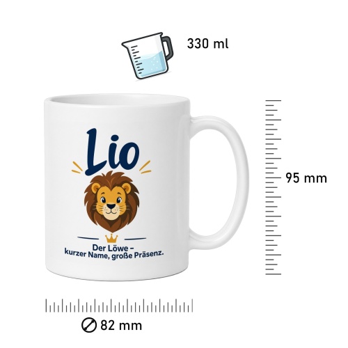 Tasse »Lio – Der Löwe, große Präsenz«