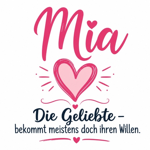 Tasse »Mia – Die Geliebte bekommt ihren...