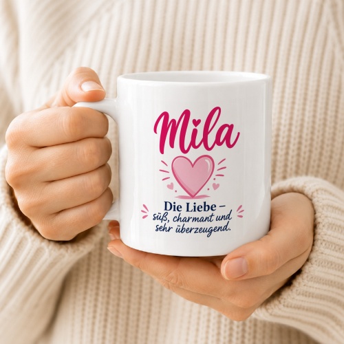 Tasse »Mila – Die Liebe, süß und charmant«