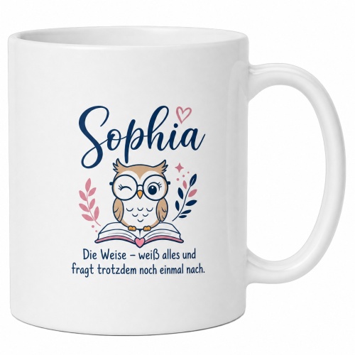 Tasse »Sophia Die Weise – weiß...
