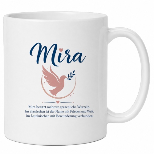 Tasse »Mira – Frieden & Bewunderung«