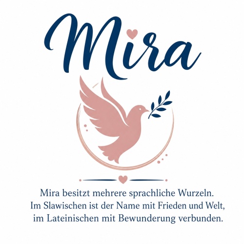 Tasse »Mira – Frieden & Bewunderung«