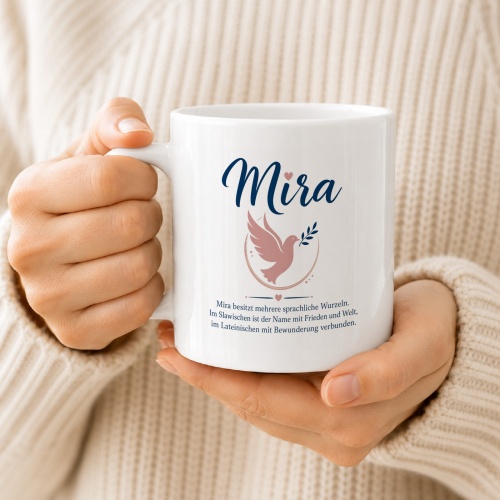 Tasse »Mira – Frieden & Bewunderung«