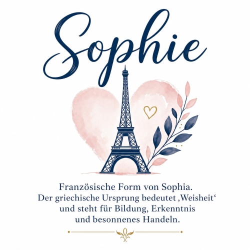 Tasse »Sophie – Weisheit & Herz«