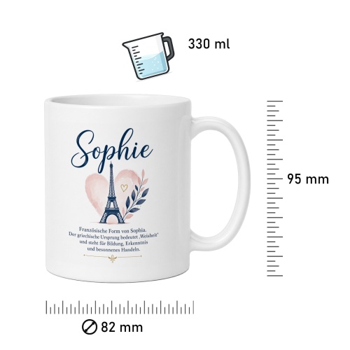 Tasse »Sophie – Weisheit & Herz«