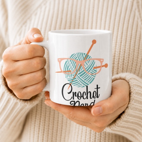 Tasse »Crochet Nerd«