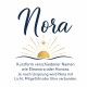 Tasse »Nora – Bedeutung & Namensmotiv«
