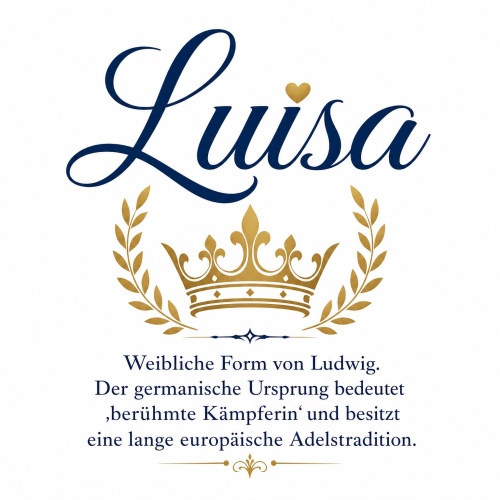 Tasse »Luisa – Bedeutungs-Name &...