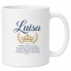 Tasse »Luisa – Bedeutungs-Name & Krone«