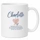 Tasse »Charlotte – Eiffelturm & Herz«