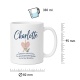 Tasse »Charlotte – Eiffelturm & Herz«