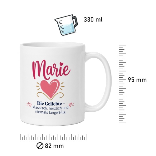 Tasse »Marie – Die Geliebte«