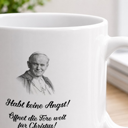 Tasse »Habt keine Angst«