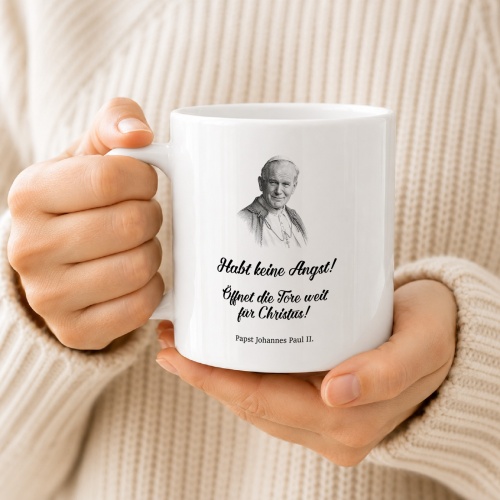Tasse »Habt keine Angst«