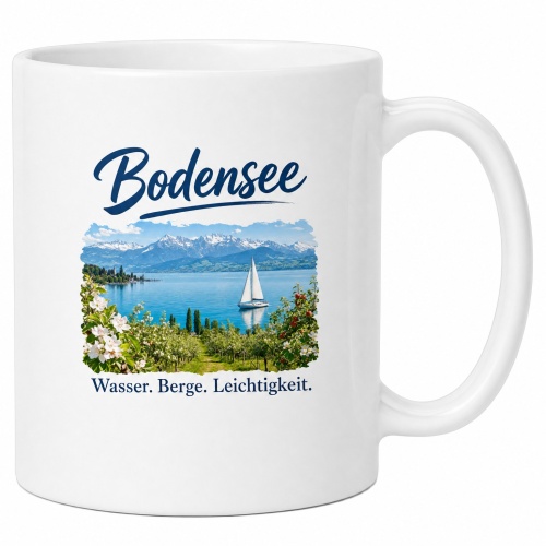 Tasse »Bodensee – Wasser. Berge....