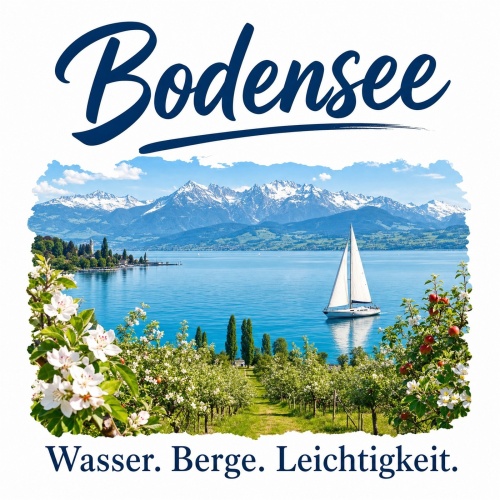 Tasse »Bodensee – Wasser. Berge....
