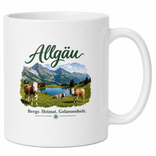 Tasse »Allgäu – Berge. Heimat....
