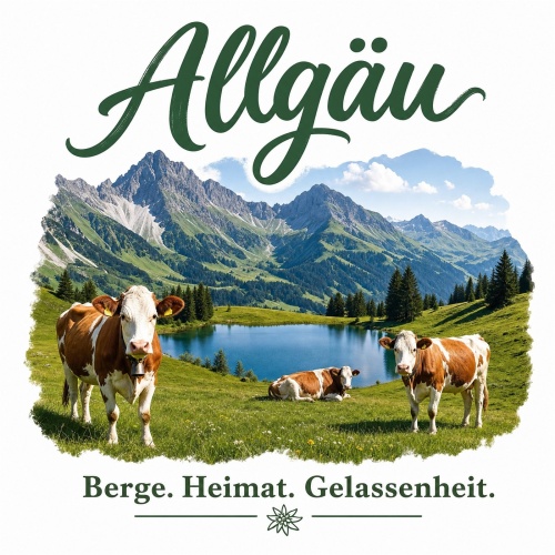 Tasse »Allgäu – Berge. Heimat....