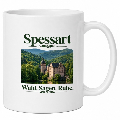 Tasse »Spessart – Wald. Sagen. Ruhe.«