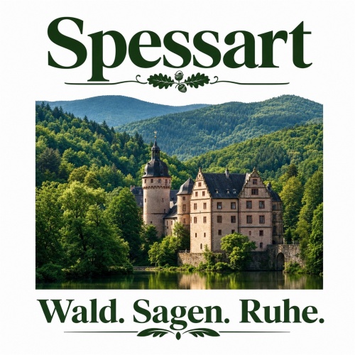Tasse »Spessart – Wald. Sagen. Ruhe.«