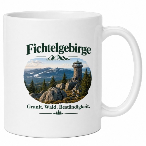 Tasse »Fichtelgebirge – Granit. Wald....