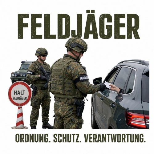 Tasse »Feldjäger – Ordnung. Schutz....