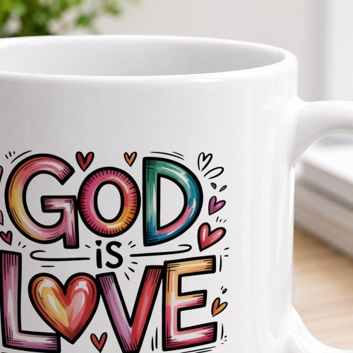 Tasse »God is love«