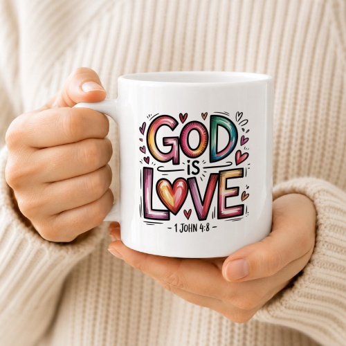 Tasse »God is love«