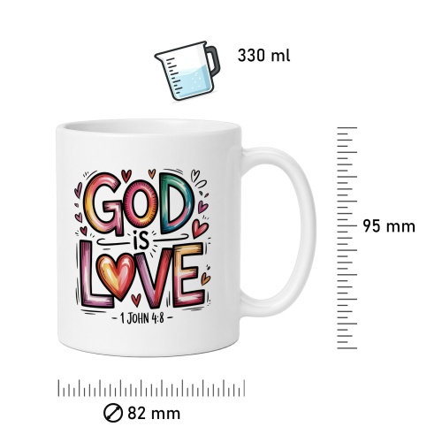 Tasse »God is love«
