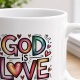 Tasse »God is love«