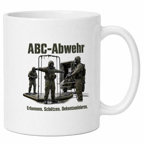 Tasse »ABC-Abwehr – Erkennen. Schützen....