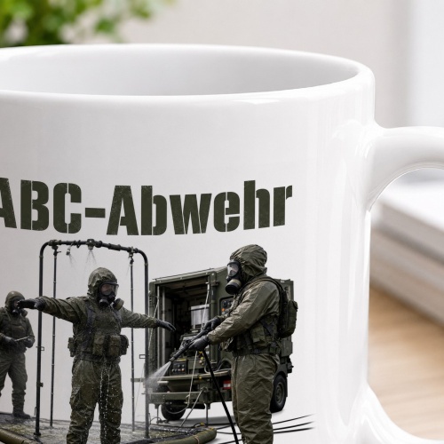 Tasse »ABC-Abwehr – Erkennen. Schützen. Dekontaminieren.«