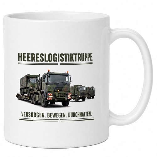 Tasse »Heereslogistiktruppe – Versorgen....