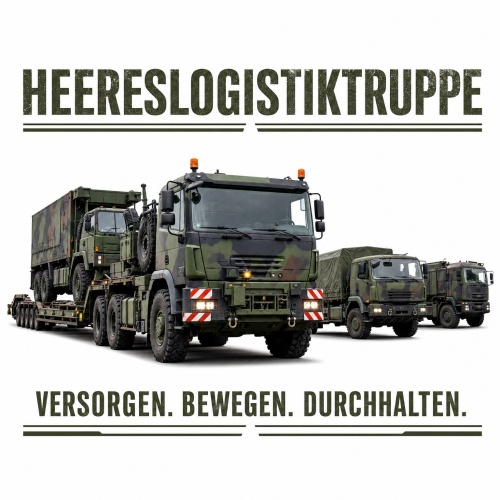 Tasse »Heereslogistiktruppe – Versorgen....