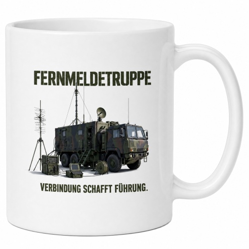 Tasse »Fernmeldetruppe – Verbindung schafft...