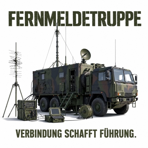Tasse »Fernmeldetruppe – Verbindung schafft...