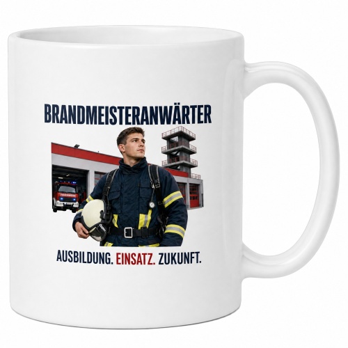 Tasse »Brandmeisteranwärter –...