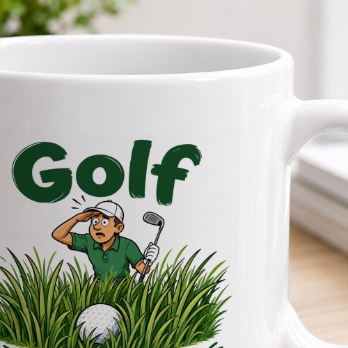 Tasse »Golf – Spazierengehen mit Ballkontakt«