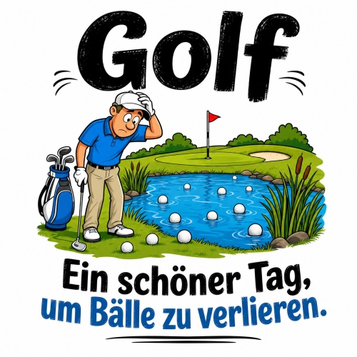 Tasse »Golf – Ein schöner Tag, um...