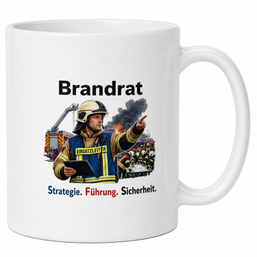 Tasse »Brandrat – Strategie. Führung....