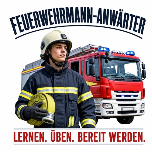 Tasse »Feuerwehrmann-Anwärter – Lernen....