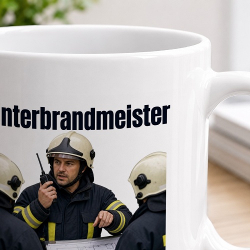 Tasse »Unterbrandmeister – Vorausdenken. Anleiten. Handeln.«