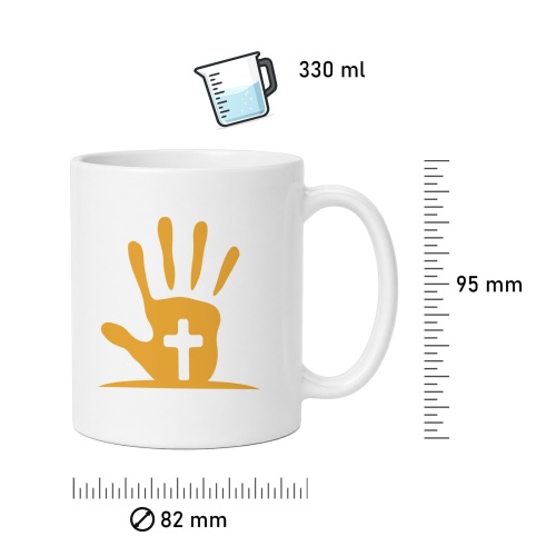 Tasse »Hand & Kreuz«