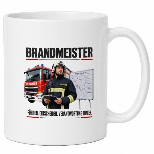 Tasse »Brandmeister – Führen....