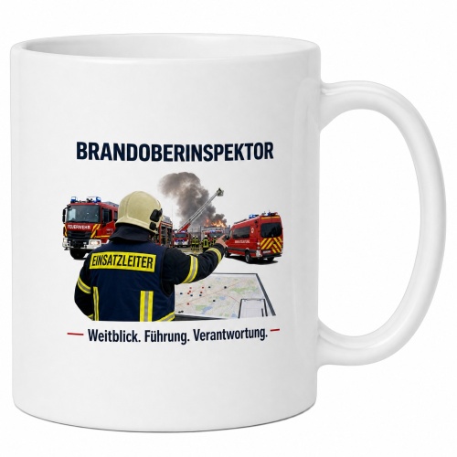 Tasse »Brandoberinspektor – Weitblick....
