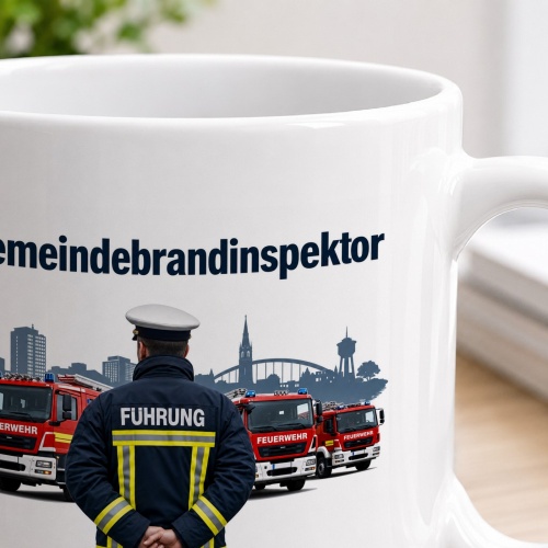 Tasse »Gemeindebrandinspektor – Für die Feuerwehr«