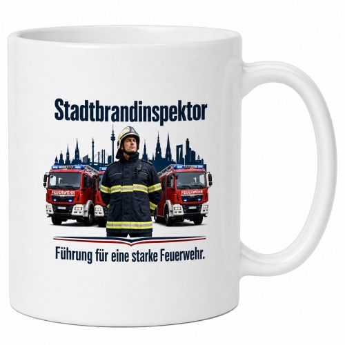 Tasse »Stadtbrandinspektor – Führung...
