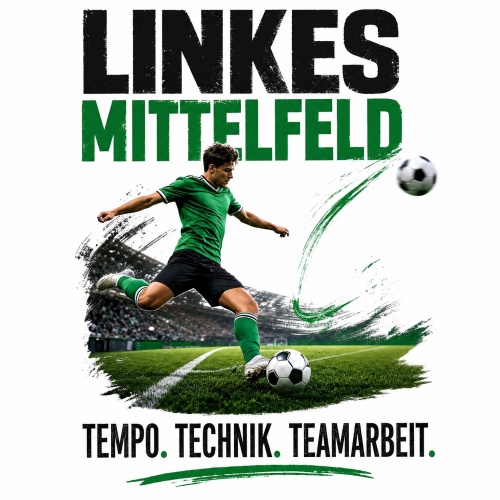 Tasse »Linkes Mittelfeld – Tempo. Technik....